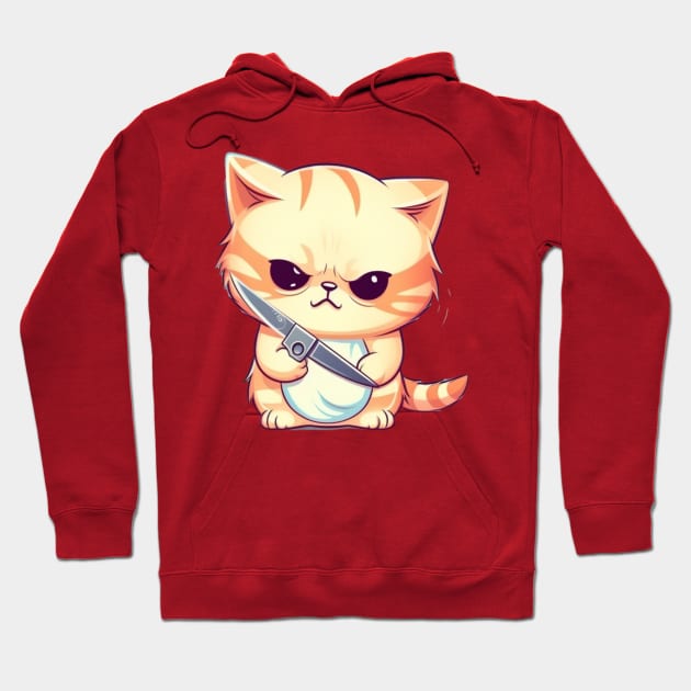 Cute Kitty: The Magic Combination" Hoodie by Yurii